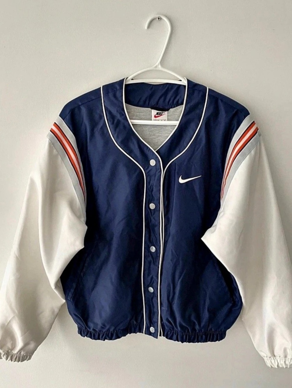Vintage 1990 Nike Justin Bieber Varsity Jacket Size M